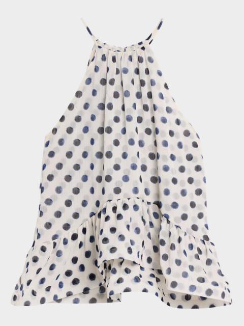 MISA Faith Polka-Dot Top