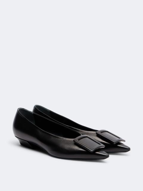 Roger Vivier Pointy leather ballet flats
