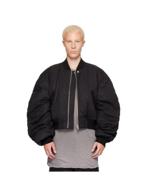 Rick Owens Black Tower Secchia Down Flight Jacket