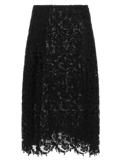 FENDI Macramé Lace Skirt