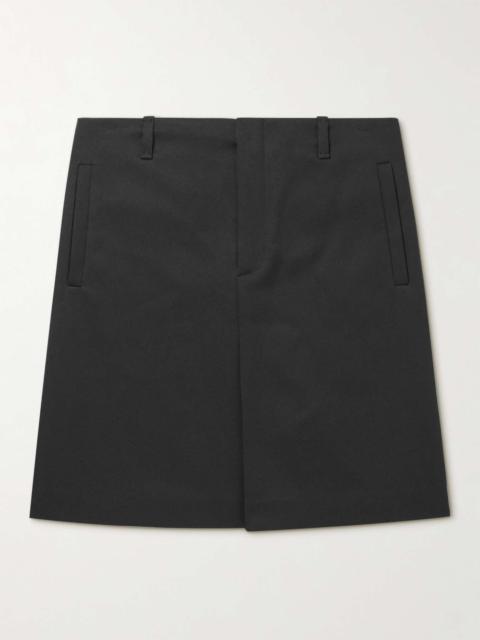 Pleated Recycled Canvas Skirt