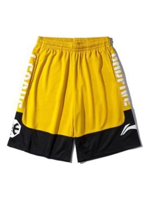 Li-Ning Li-Ning BadFive Logo Basketball Shorts 'Yellow Black' AAPP097-2