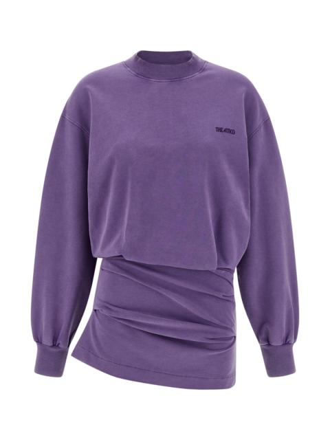 THE ATTICO Faded sweatshirt dress
