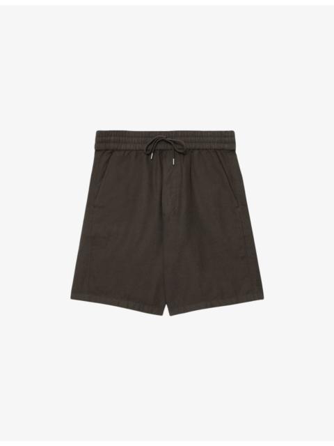 ALLSAINTS Hanbury Cotton and Linen Shorts