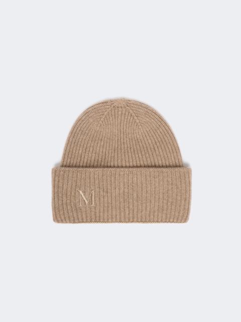 Max Mara RETINA Ribbed cashmere beanie - HAZELNUT BROWN