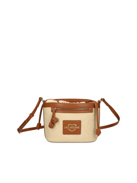 Moschino woven cross body bag