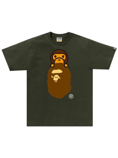 BAPE Milo On Ape Head Tee 'Olive Drab'