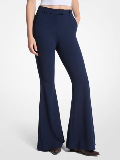 MICHAEL KORS Stretch Crepe Flared Pant