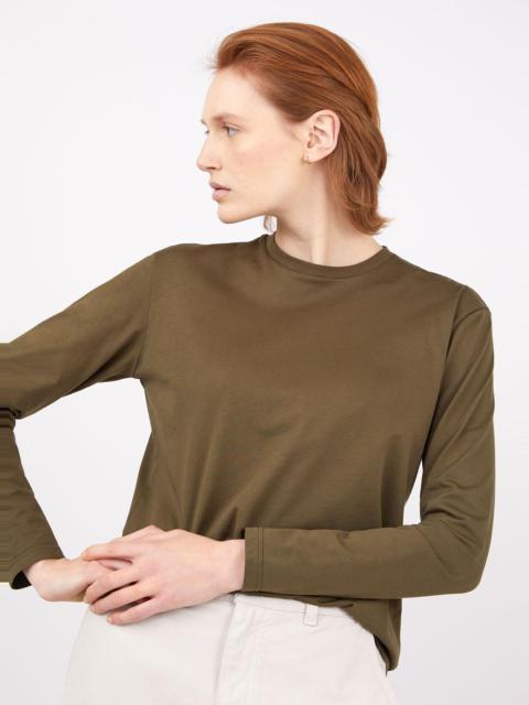 Sunspel Long Sleeve Boy Fit T‑shirt