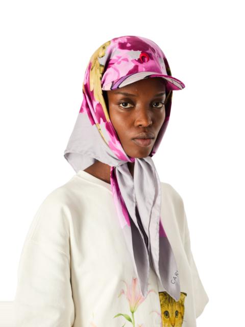 Marine Serre UPCYCLED SILK SCARVES VEILED CAP