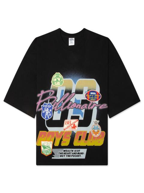 BILLIONAIRE BOYS CLUB CLUBS S/S KNIT - BLACK