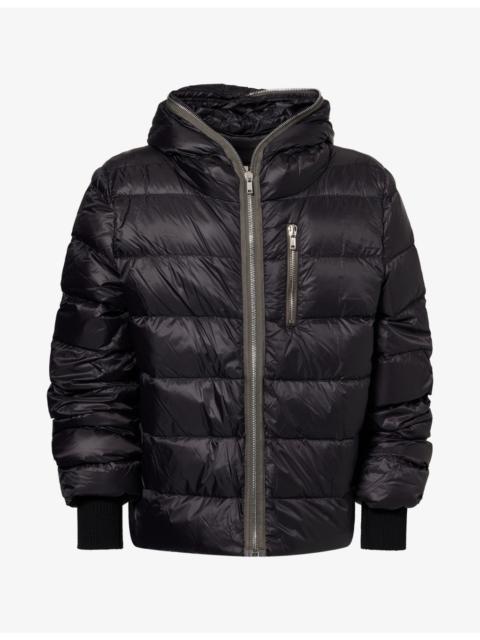 Rick Owens Zip-Pocket Hooded Puffer Jacket