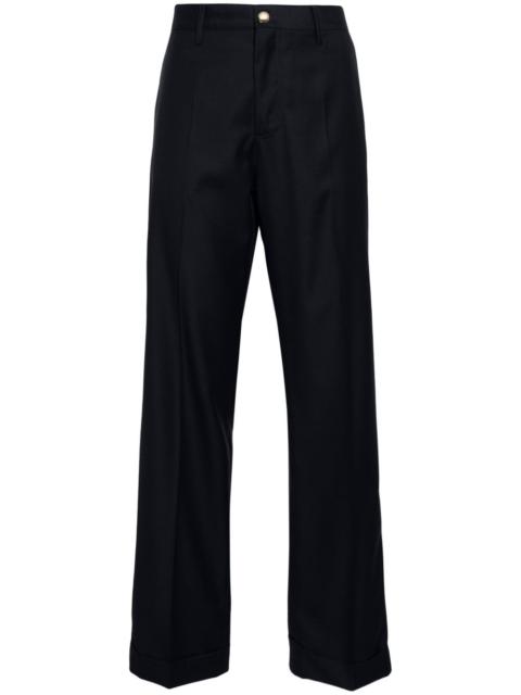 Miu Miu cuffed virgin wool tailored trousers
