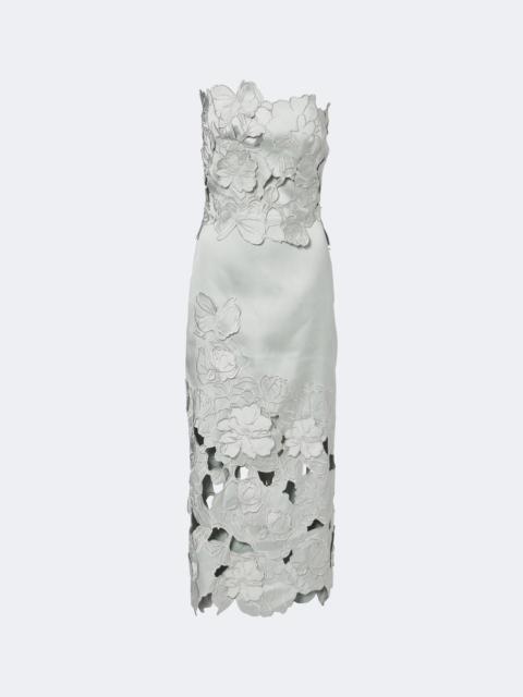 COSTARELLOS Nikola guipure lace midi dress