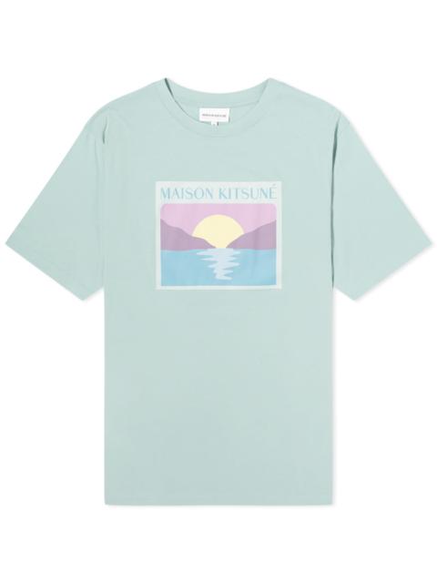 Maison Kitsuné Maison Kitsuné Sunset Postcard Comfort T-Shirt