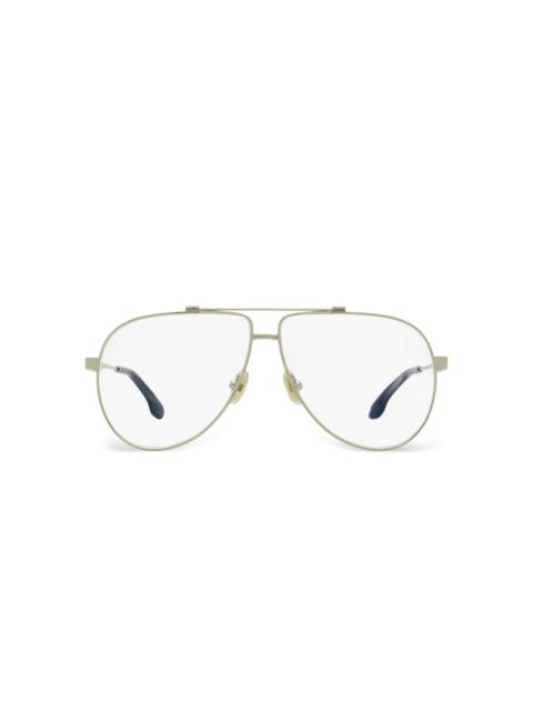 Victoria Beckham pilot-frame metal glasses