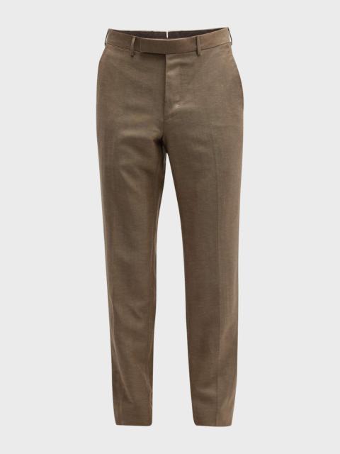Men's Wool-Linen Twill Pants