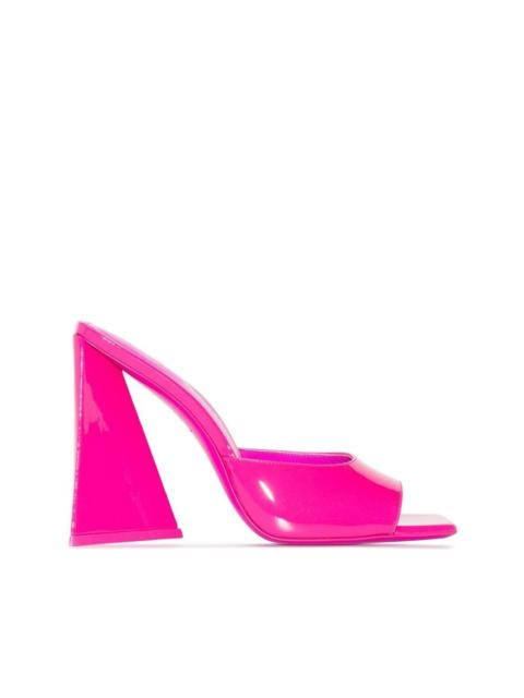 サンダル・ミュール THE ATTICO Fuchsia glitters Devon mules (227WS000G001 008) サンダル・ミュール THE ATTICO Fuchsia Glitters Devon Mules