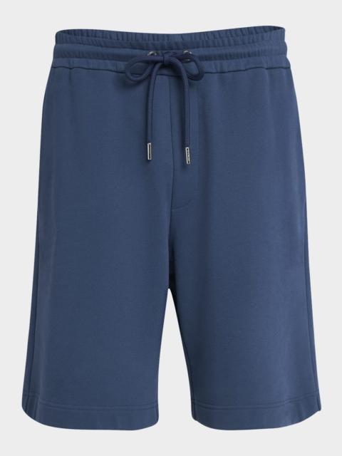 Moncler Men's Fleece Drawstring Shorts