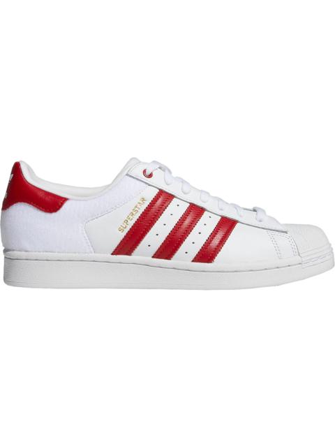 adidas Superstar Velcro White Red