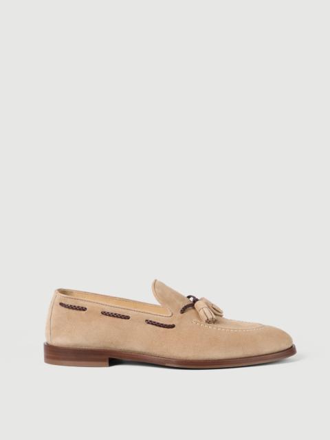 Brunello Cucinelli Suede loafers with tassels