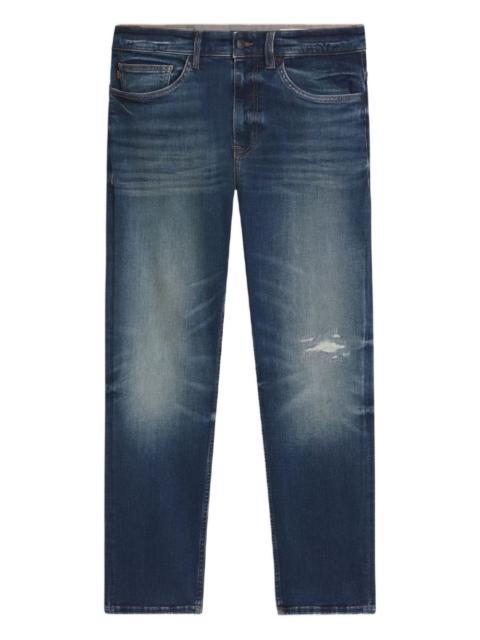BOSS distressed detail jeans
