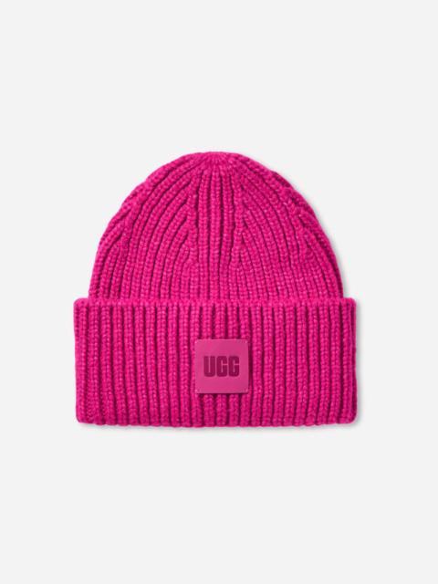 UGG ® Women's Chunky Rib Beanie Acrylic Blend in Velvet Ribbon