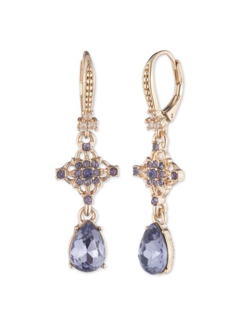 Marchesa TANZANITE LACE STONE DROP EARRING