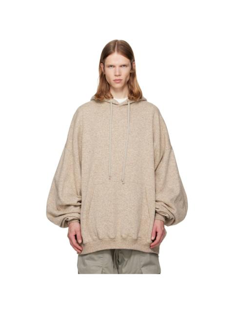 Rick Owens Beige Tower Hun Hoodie