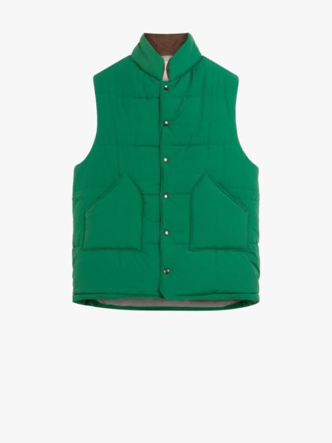 Mackintosh OSAKA BRIGHT GREEN RAIN SYSTEM WOOL & NYLON BLEND GILET | GQF-304