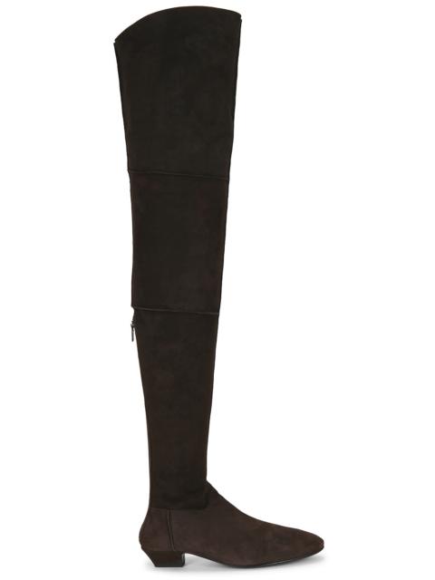 MAGDA BUTRYM Over Knee Shearling Boot