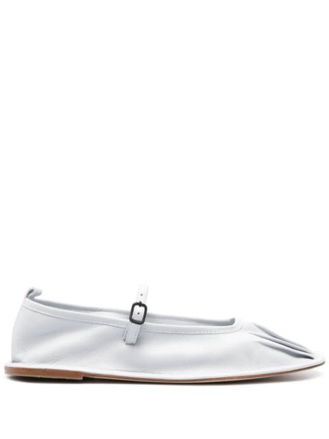 HEREU Dansa leather ballerina shoes