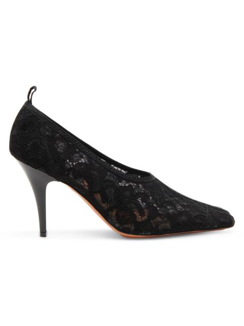 Stella McCartney Women's 95MM Lace Square-Toe Pumps - Black