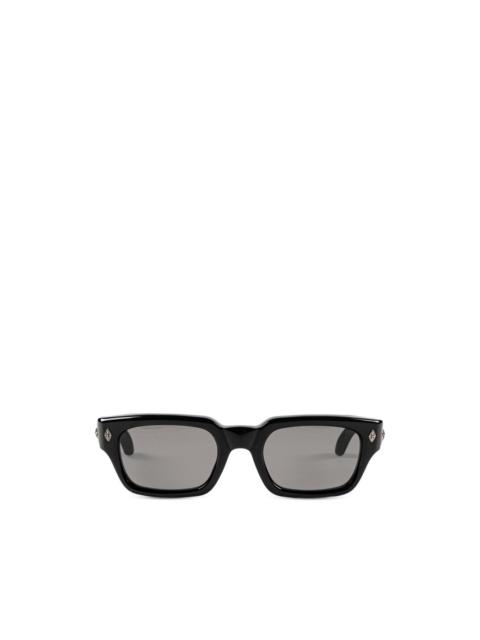 Chrome Hearts rectangle-frame sunglasses