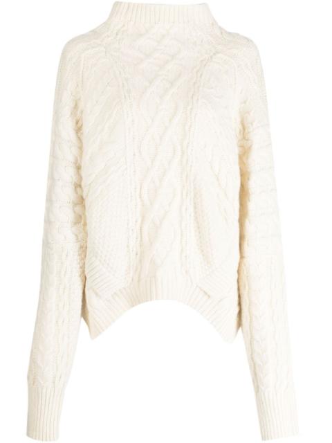 Erdem cable-knit wool jumper