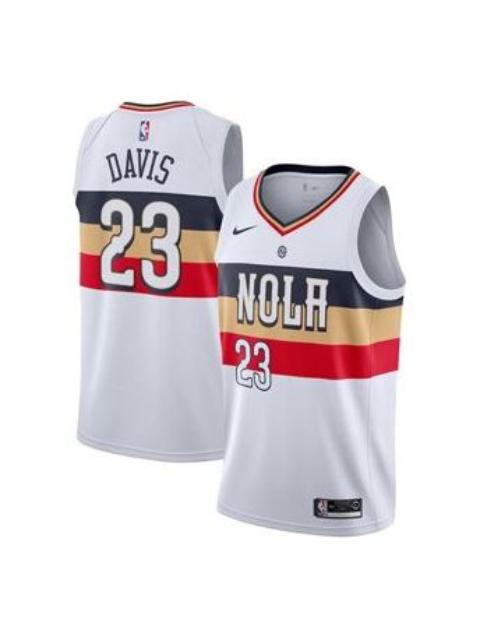 Nike Nike Earned Edition NBA ANTHONY Davis City Edition Swingman Jersey White BQ6411-100