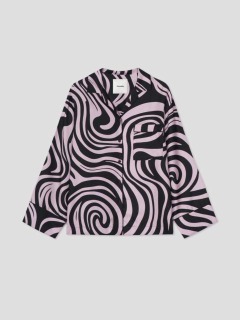 Nanushka Twill Silk Pyjama Shirt