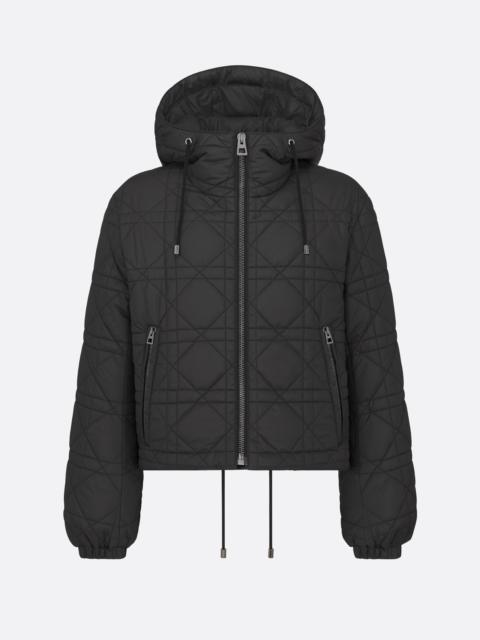 Dior DiorAlps Macrocannage Hooded Cropped Puffer Jacket
