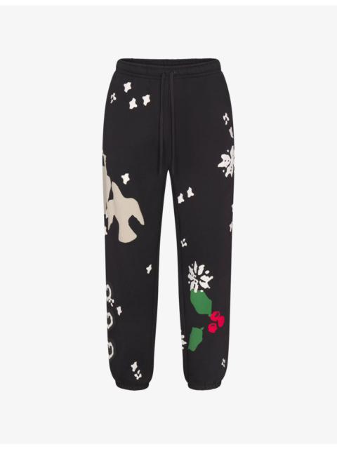 SKIMS Cactus Plant Flea Market x SKIMS Graphic Cotton-Jersey Jogging Bottoms
