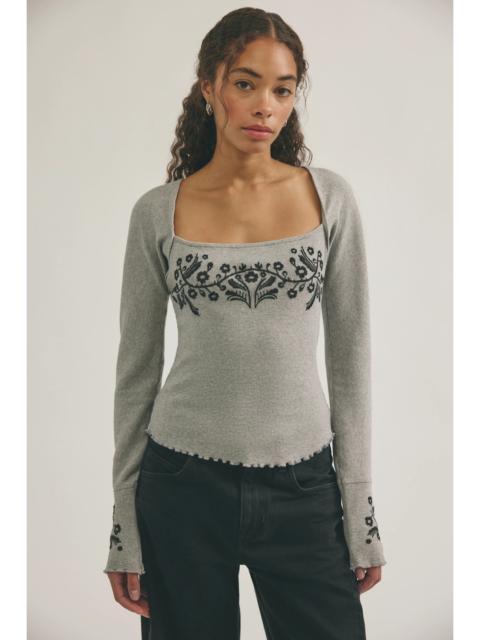 FREE PEOPLE Olivia Long-Sleeve Top