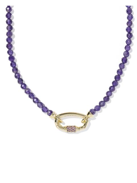 KENDRA SCOTT Emery Gold Beaded Strand Necklace