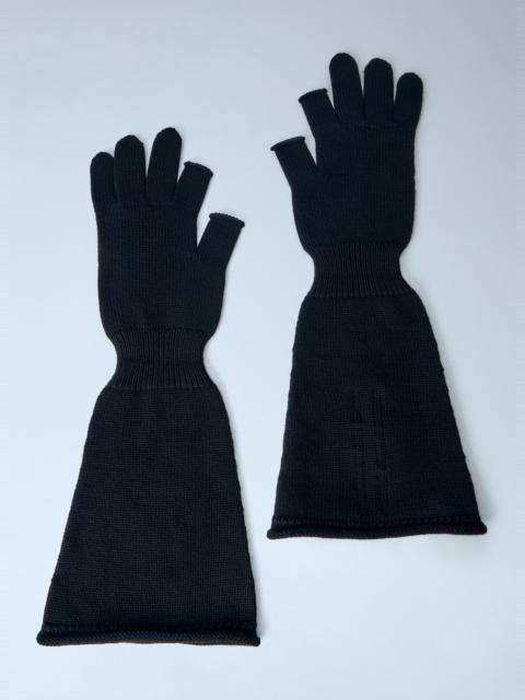 Rick Owens Extended Knit Gloves
