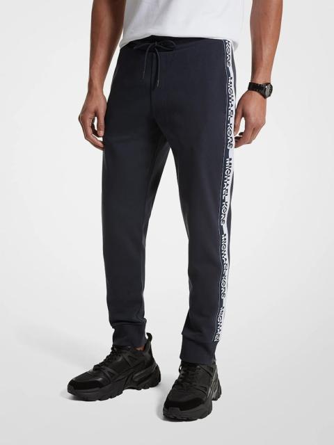 MICHAEL KORS Logo Tape Cotton Blend Joggers