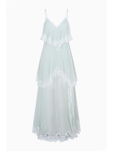 LoveShackFancy Toby Silk Chiffon Maxi Dress
