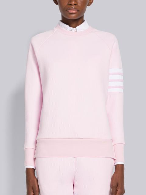 Thom Browne Waffle 4-Bar Raglan Sweatshirt