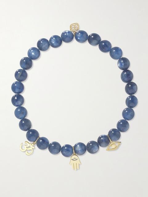 SYDNEY EVAN Spiritual Pure 14-karat gold kyanite bracelet Gold