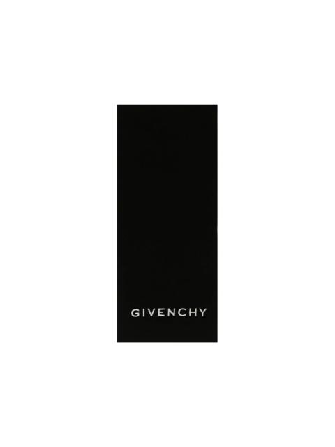 Givenchy Givenchy Embroidered Logo Scarf Black/White