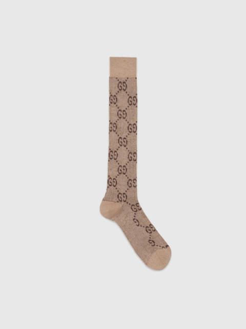 GUCCI Lamé GG socks