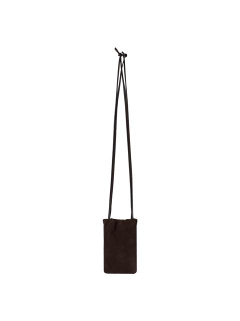 The Row Brown Bourse Phone Pouch