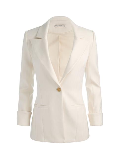 Alice + Olivia BURNS FITTED BLAZER